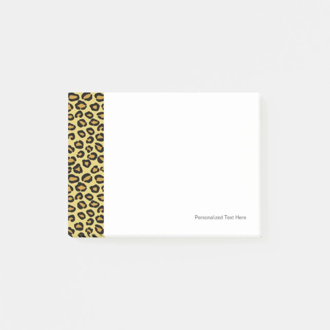 Leopard Pattern Post-it Notes (Front)