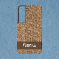 Leopard Pattern Print Brown Personalise