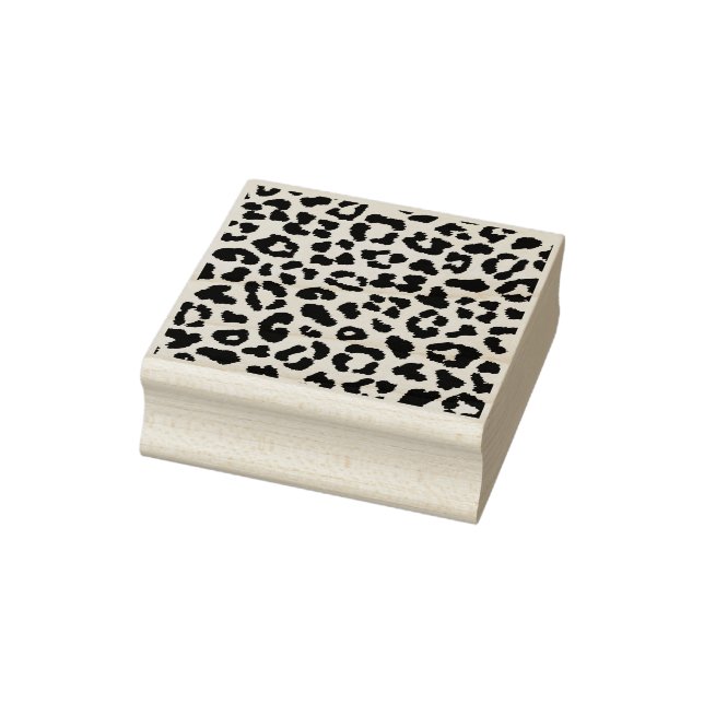 Leopard Pattern Print Leopard Pattern Print Rubber Rubber Stamp (Stamp)