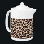 Leopard Pattern Print Teapot<br><div class="desc">Leopard Pattern Print Teapot</div>