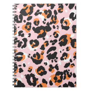 Leopard pattern seamless. Classic leo texture. Tre Notebook