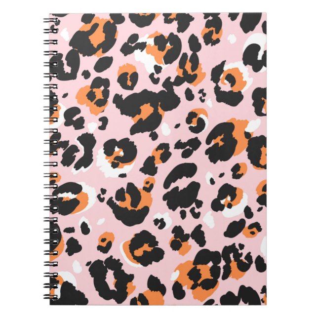 Leopard pattern seamless. Classic leo texture. Tre Notebook (Front)