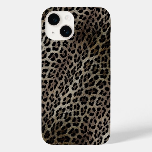 Leopard pattern, tiger, leopard skin, fashionable, Case-Mate iPhone case (Back)