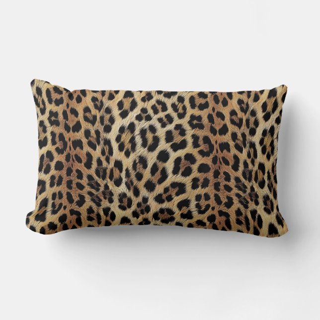 Leopard pattern, tiger, leopard skin, fashionable, lumbar cushion (Front)