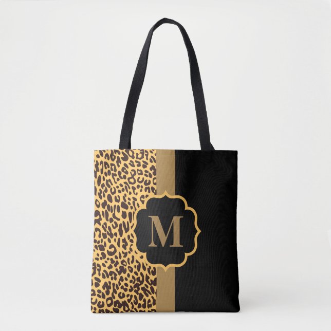 Leopard Pattern Tote Bag (Front)