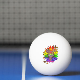 Leopard Pe Sign LGBT Pride Month Ping Pong Ball