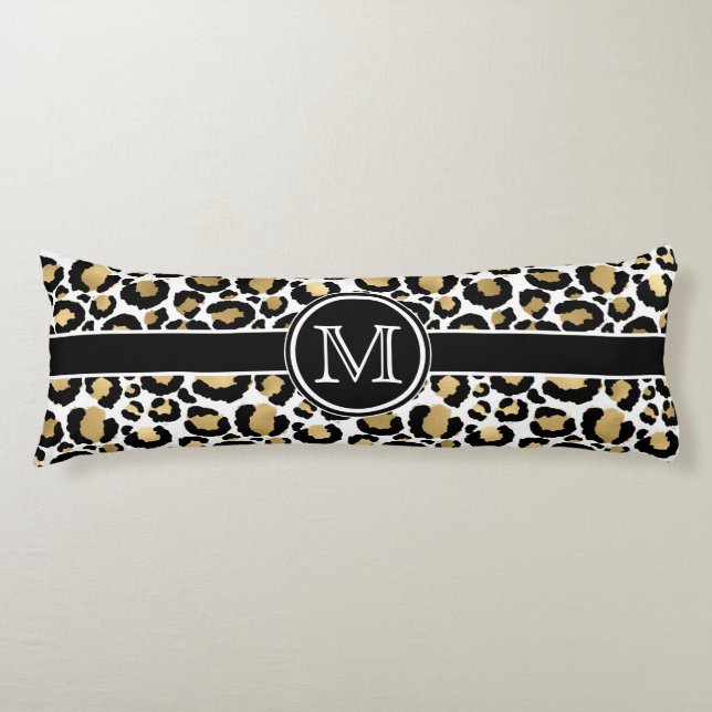 Leopard Personalised Body Pillow (Front)