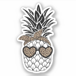 Leopard Pineapple Sunglasses Aloha Beaches Hawaii 
