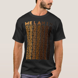 Leopard Plaid Melanin shirt for Women Pride Black