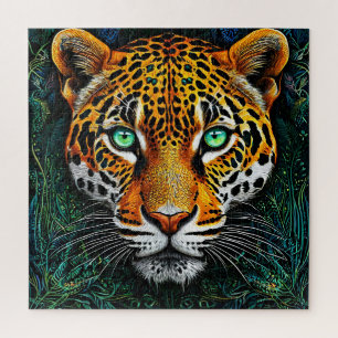 Leopard portrait jigsaw puzzle