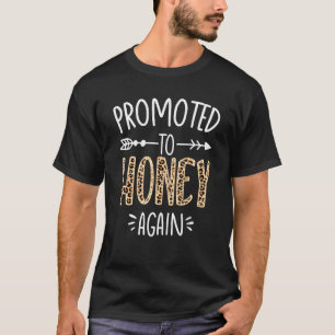 Leopard Pregnancy Announcement Soon To Be Honey Ag T-Shirt