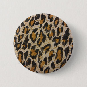 Leopard Print 6 Cm Round Badge
