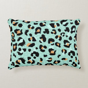 Leopard print, animal pattern decorative cushion