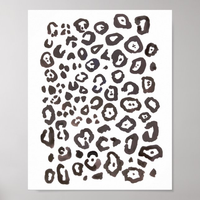 Leopard Print Animal Pattern Painting (Front)