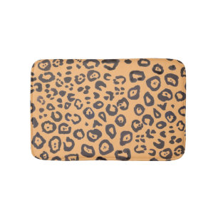 Leopard Print Animal Pattern Painting Bath Mat