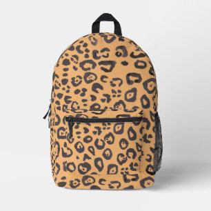 Leopard Print Animal Pattern Painting Printed Backpack
