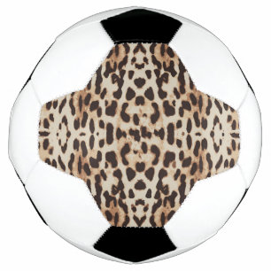 Leopard Print Animal Pattern Soccer Ball