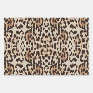 Leopard Print Animal Pattern Wrapping Paper Sheet