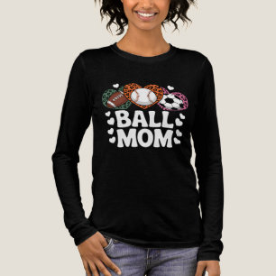 Leopard Print Ball Mom Shirt