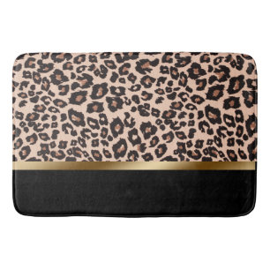 Leopard Print Bath Mat