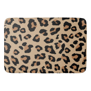 Leopard Print Bath Mat