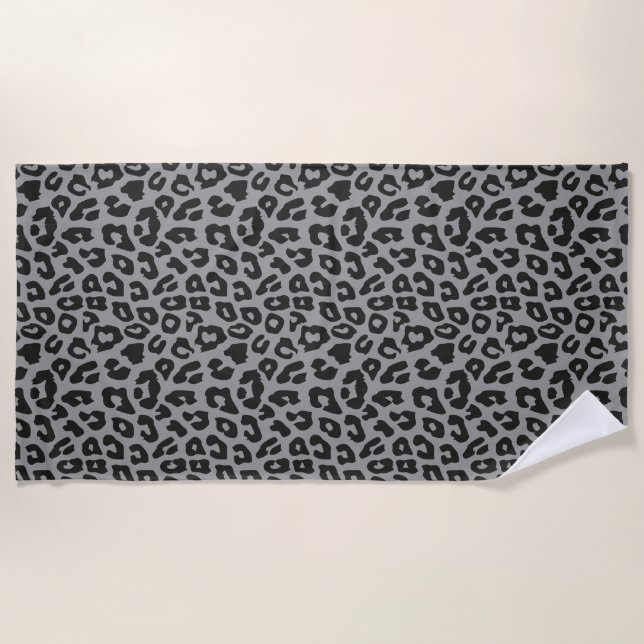 Leopard Print Beach Towel (Front)