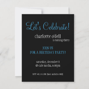 leopard print birthday invitation