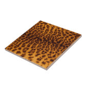 Leopard print black spotted Skin Texture Template Tile (Side)