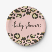 Leopard Print | Blush Pink | Baby Shower