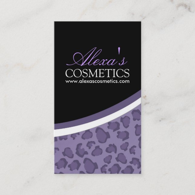 Leopard Print :: Business Card (Front)