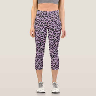 Leopard print capri legging