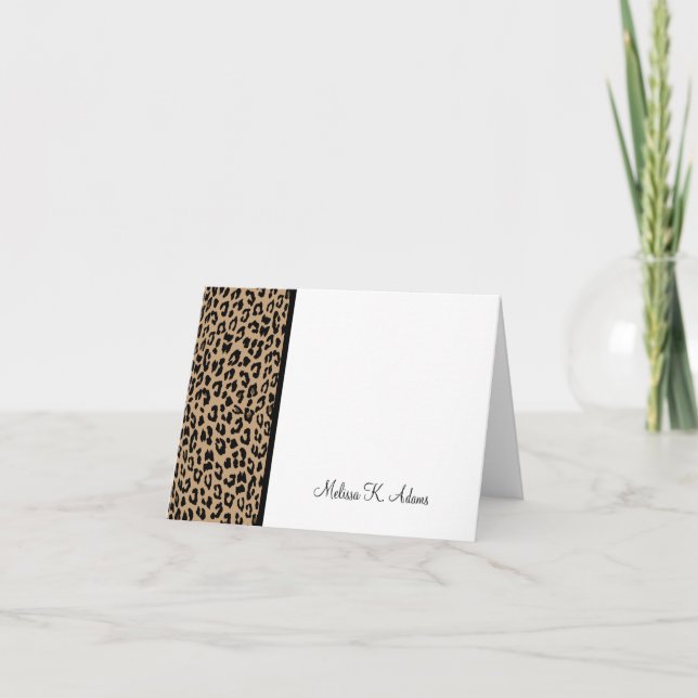 Leopard Print Card (Front)