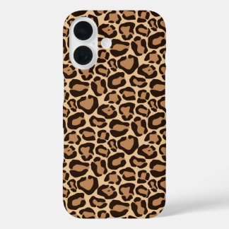 Leopard Print iPhone 16 Case