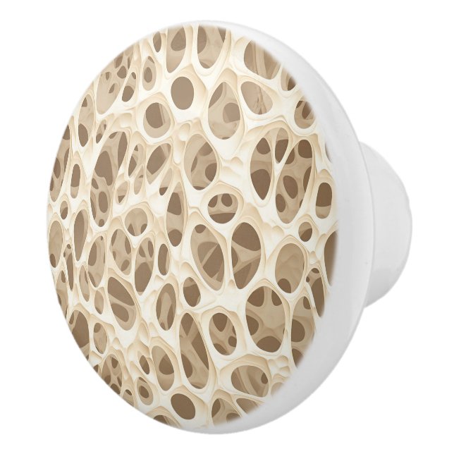 Leopard Print Ceramic Cabinet Knob (Right)