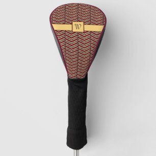 Leopard Print Chevron Driver Cover