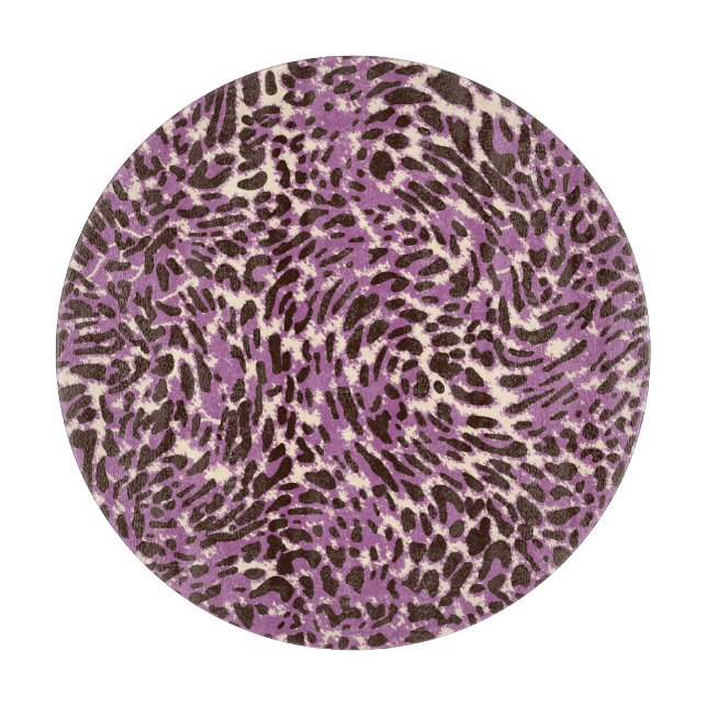Leopard Print, Classic Animal Pattern. Cutting Board (Front)