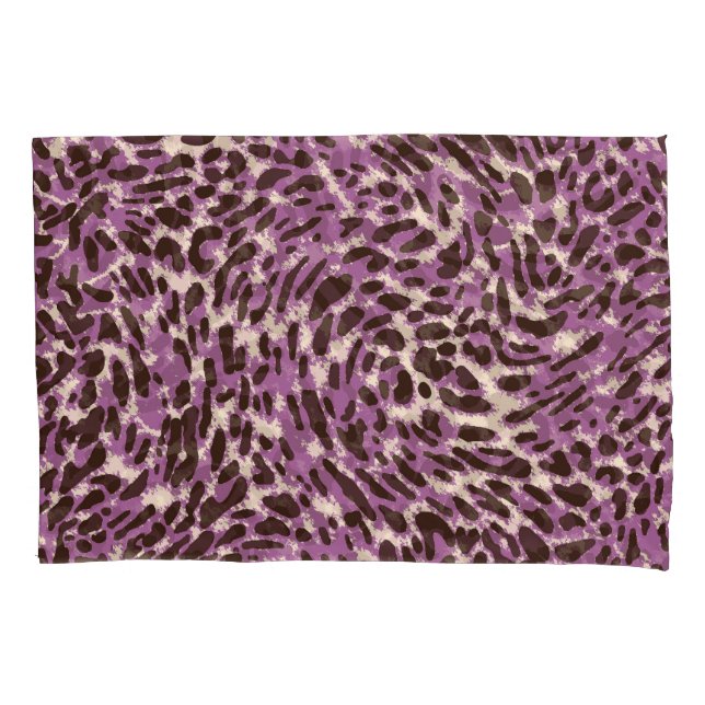 Leopard Print, Classic Animal Pattern. Pillowcase (Front)