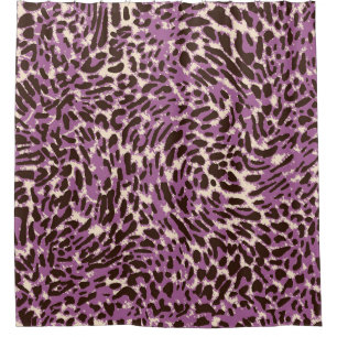 Leopard Print, Classic Animal Pattern. Shower Curtain