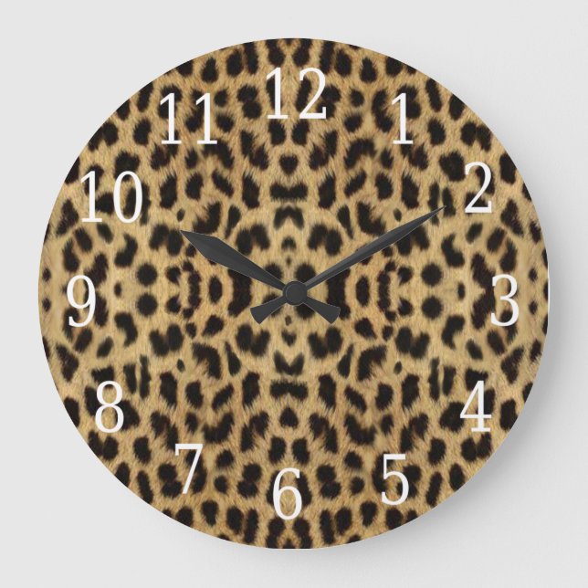 Leopard print Clock (Front)