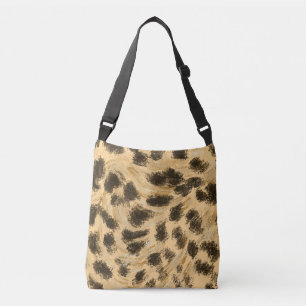 Leopard Print Crossbody Tote