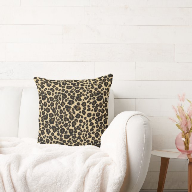 Leopard Print Cushion (Couch)