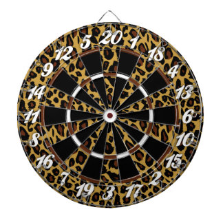 Leopard Print Dartboard