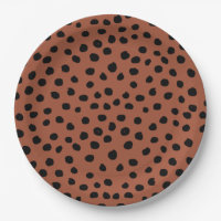 Leopard Print Dots Rust Terracotta Cheetah Spots