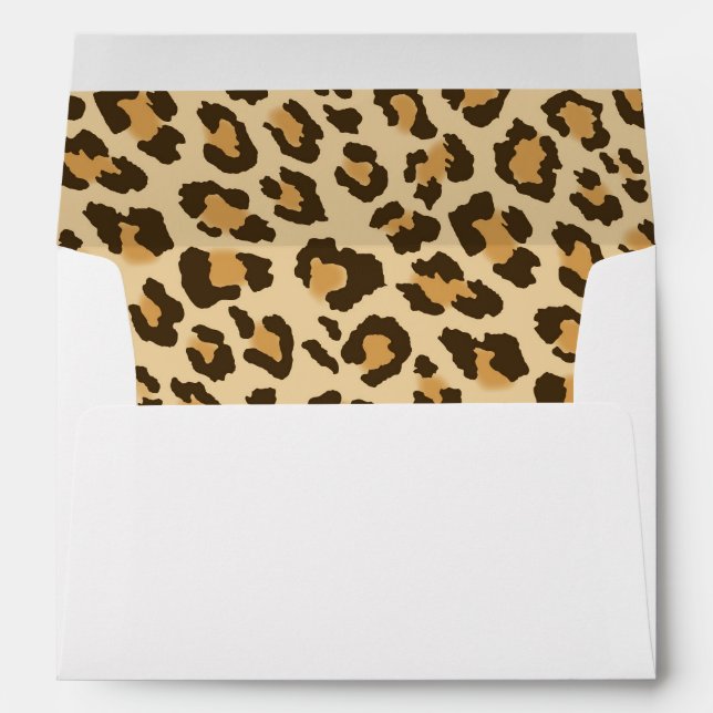 Leopard Print Envelope (Back (Bottom))