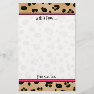 Leopard Print Fashion Stationery