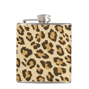 Leopard Print Flask
