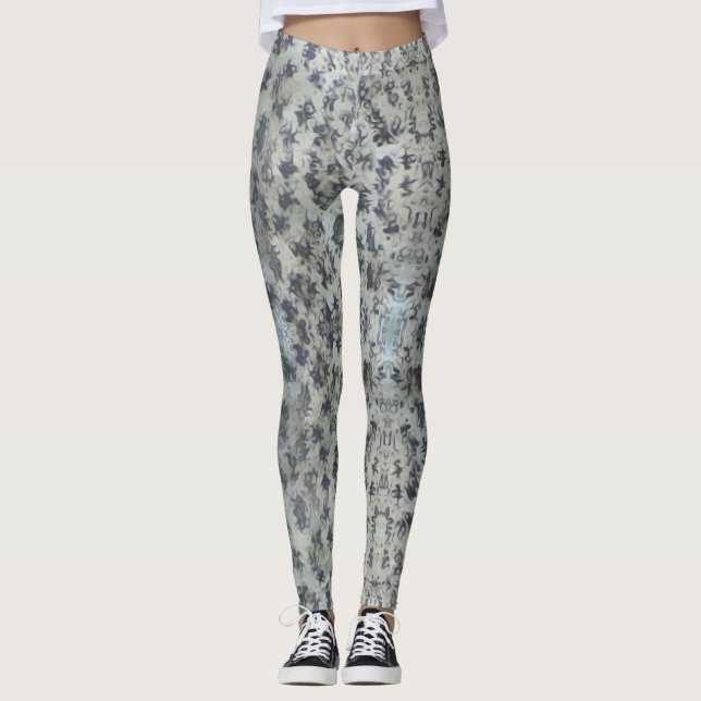 Leopard Print Flowing Style Legging (Front)
