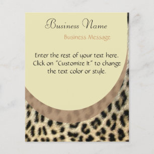 Leopard Print Flyer