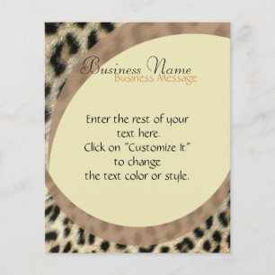 Leopard Print Flyer