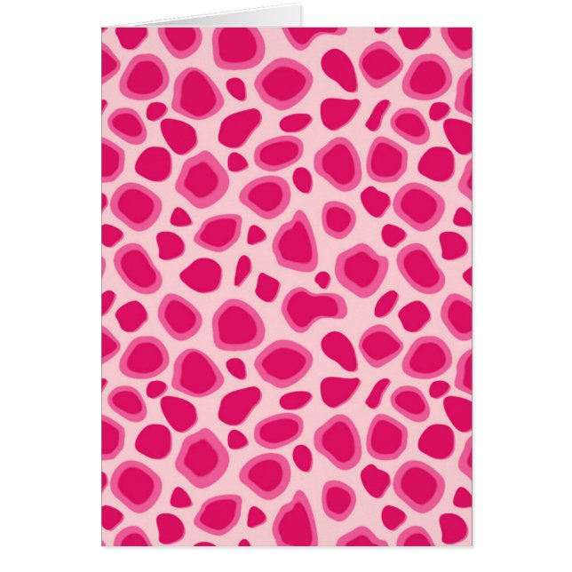 Leopard Print - Fuchsia and light pink (Front)